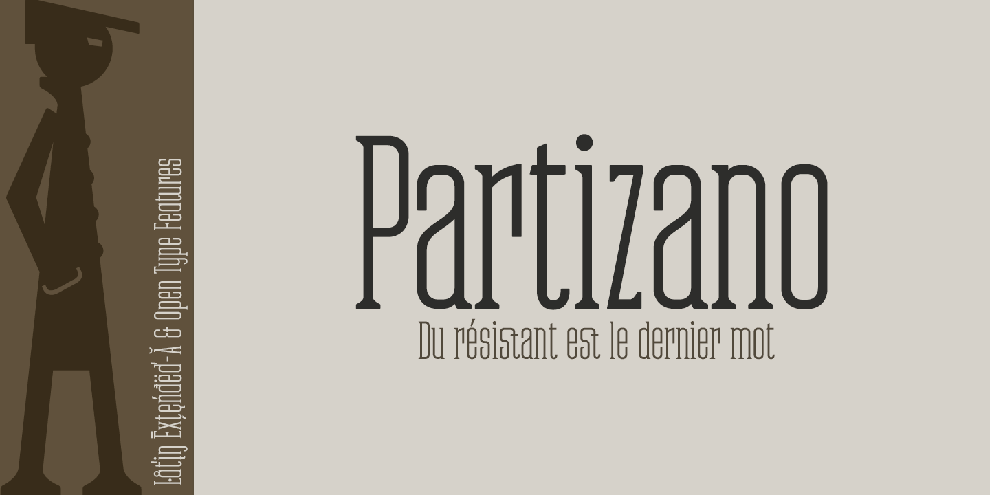 Partizano Serif Regular Font preview